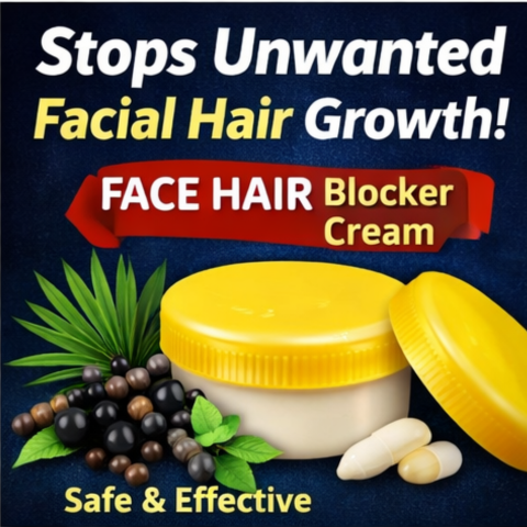 Permanent Face Hair Blocker Cream