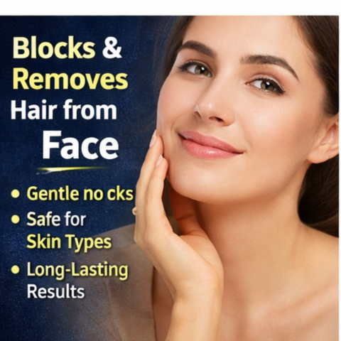Permanent Face Hair Blocker Cream